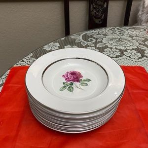 VTG 8 PCS EMBASSY U.S.A VERTIFIED CHINA SOUP BOWLS